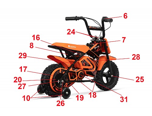 Spare Parts for Eco Flee 300W 24V