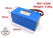 Akku 36V 14,5Ah Lithium-Ionen für Mini Elektro Cross, Pocket Bikes