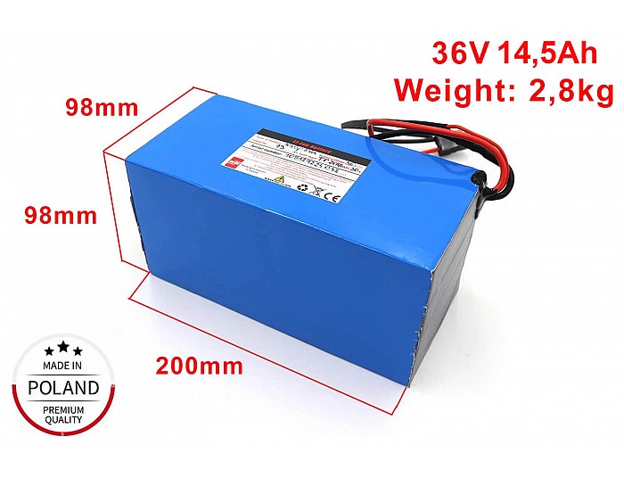 Akku 36V 14,5Ah Lithium-Ionen für Mini Elektro Cross, Pocket Bikes