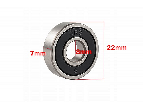 Bearing 608 2RS 8x22x7mm