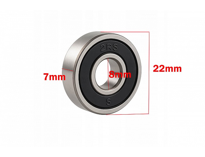Bearing 608 2RS 8x22x7mm for Dirt Bike, Quad, Pocket Bike