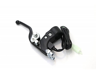 Levier Frein à Main Universel Pour Kart, ATV, Véhicule électrique - Câble 1,5 M - Matériaux ABS + Acier - Montage Simple - 12