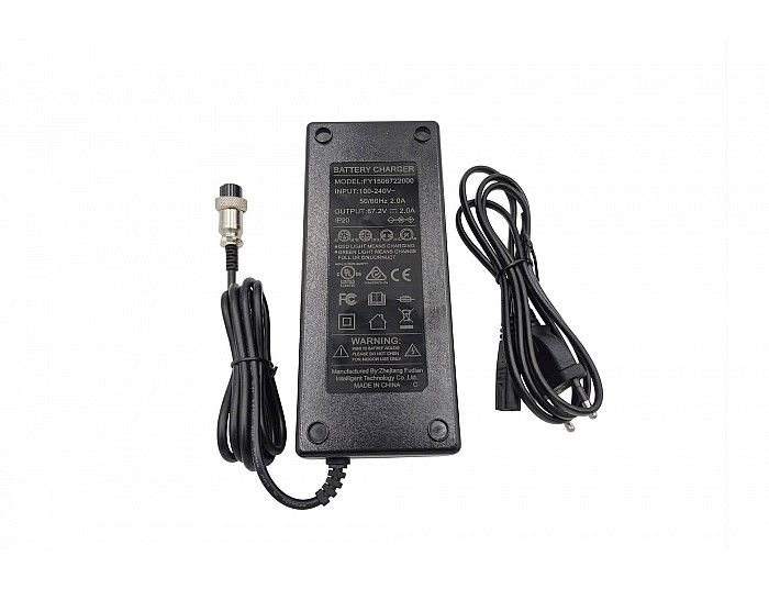 Oplader 60V 2ah voor lithium-ionbatterij voor Elektrische Voertuigen - Quad, Mini Racer, Crosser, Scooter