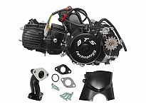 Motor 125 halfautomatisch met achteruit 3+1 voor 110, 125, 150 Quad