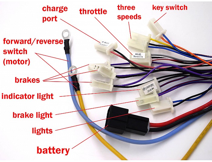 Controller voor 1000W 36V elektro crossers, quad, pocket bike