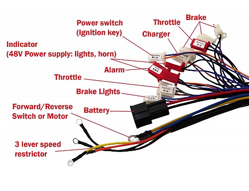 Contrôleur pour moteurs électriques 1200W 48V