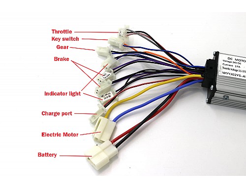 Steuergerät für 300W 24V-Elektromotoren