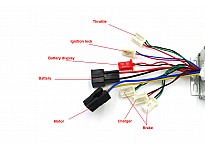 Controller voor 800W 36V elektromotor - Crosser, Quad, Pocket Bike