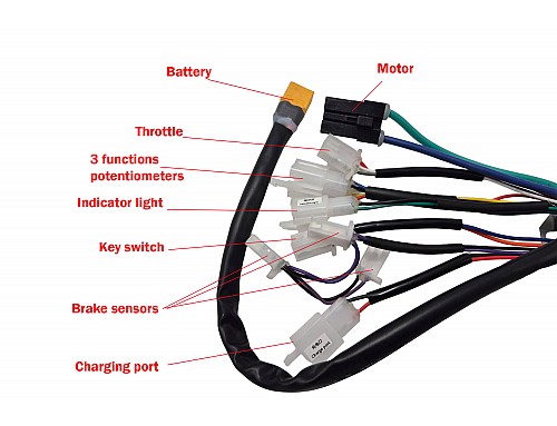 Controller voor 1100W 36V elektromotoren