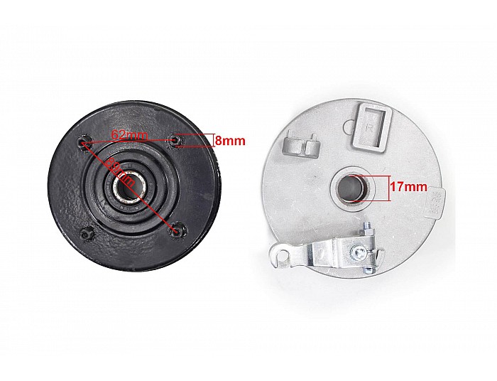 Piasta koła z hamulcem bębnowym do 110, 125, Elektrycznego Mini Quada