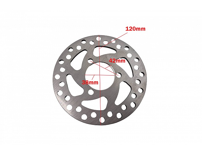 Disque de frein avant 120mm pour 49, électrique mini quad