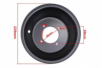 Jante avant 8 pouces