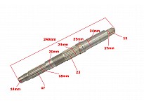 Bakaxel för 49, elektrisk mini quad