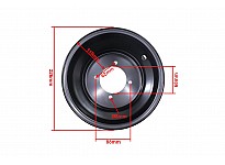 Rear Rim 8 inch for 110cc, 125cc, Electric Quad