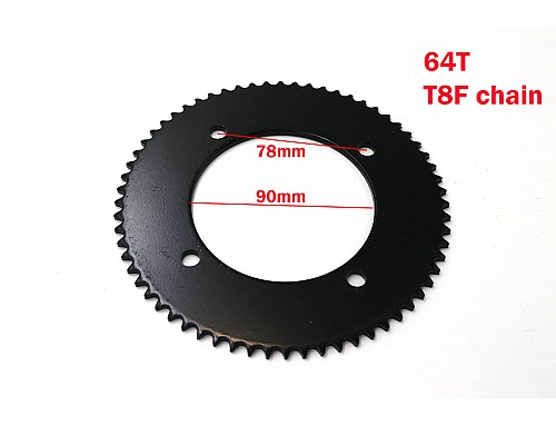 Hinteres Kettenrad für elektrische Cross Bike Serval