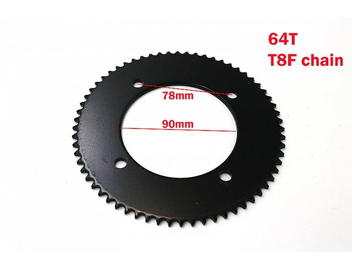 Hinteres Kettenrad für elektrische Cross Bike Serval