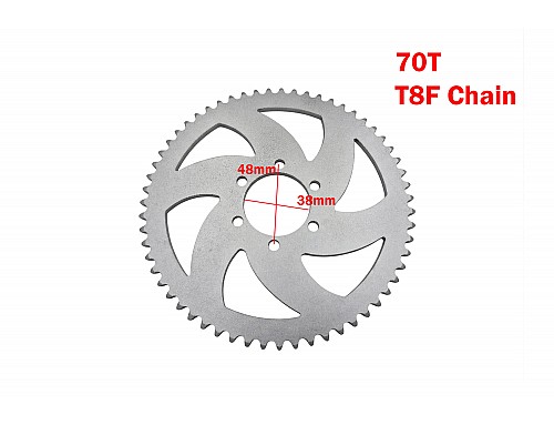 Bakdrev 70T T8F för Velocifero MAD, MAD TRUCK