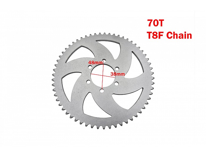 Bakdrev 70T T8F för Velocifero MAD, MAD TRUCK