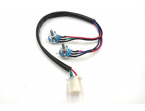 Adjustable function wires with potentiometers for Tiger Electric Dirt Bike