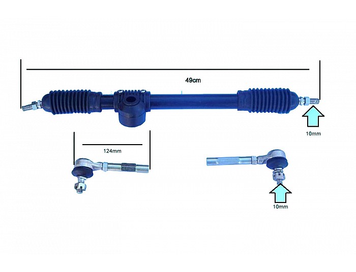 Lenksäule für Buggy 125, E-Buggy