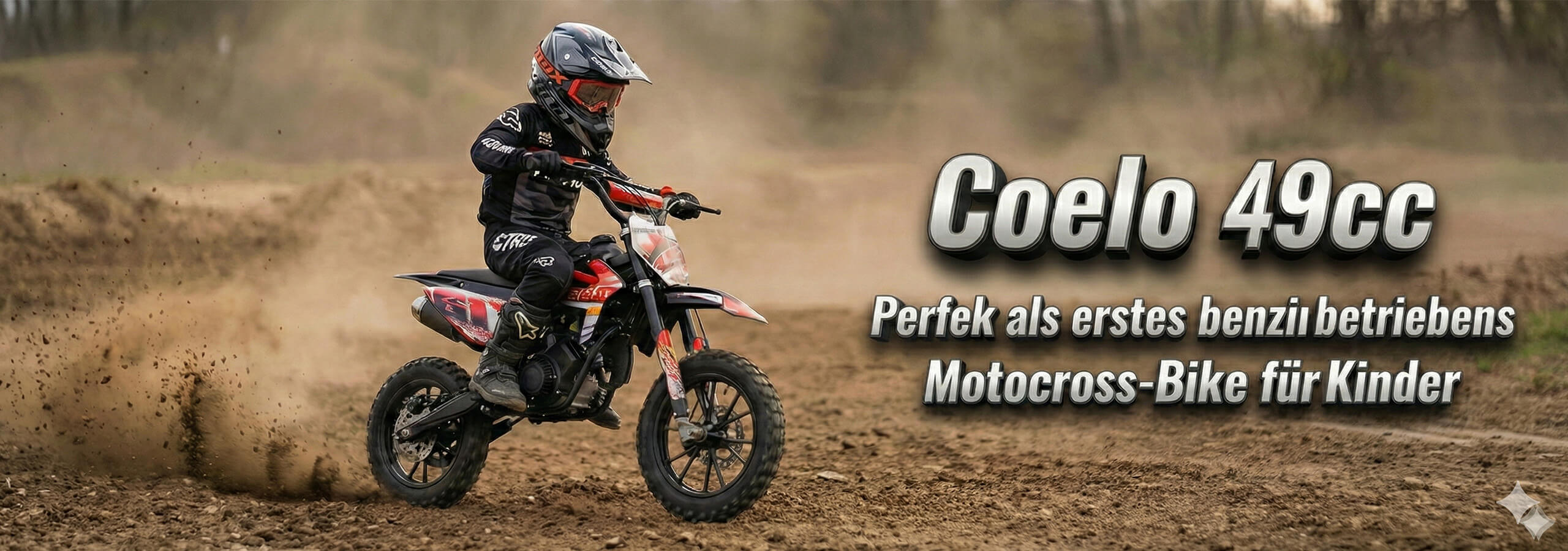 Baner Coelo Deluxe 50cc Cross Bike 