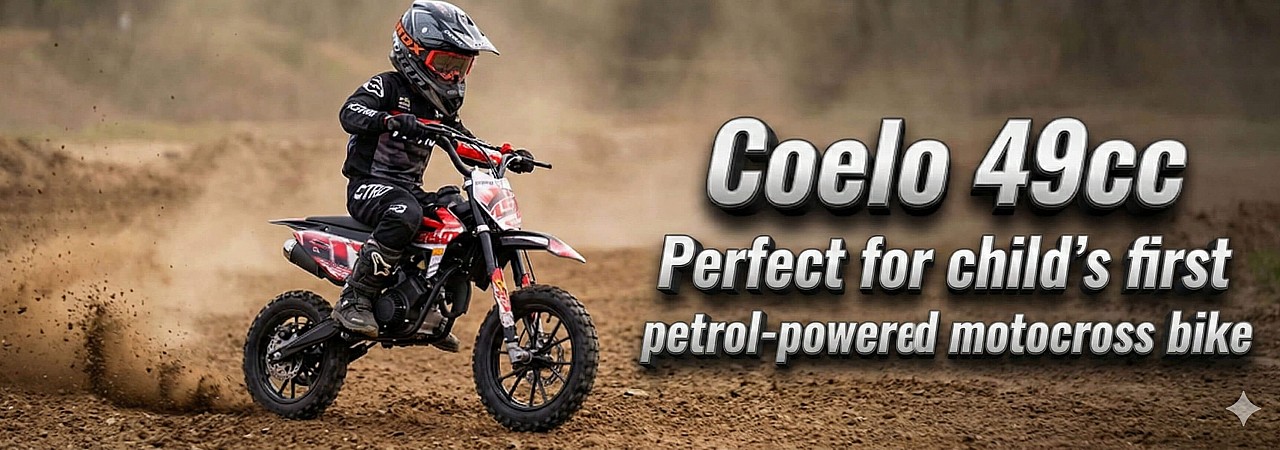 Baner Coelo Deluxe 50cc Mini Dirt Bike 