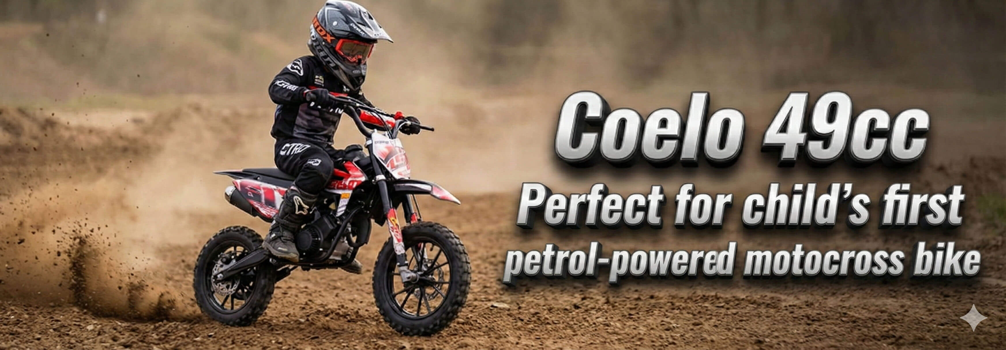 Baner Coelo Deluxe 50cc Mini Dirt Bike 