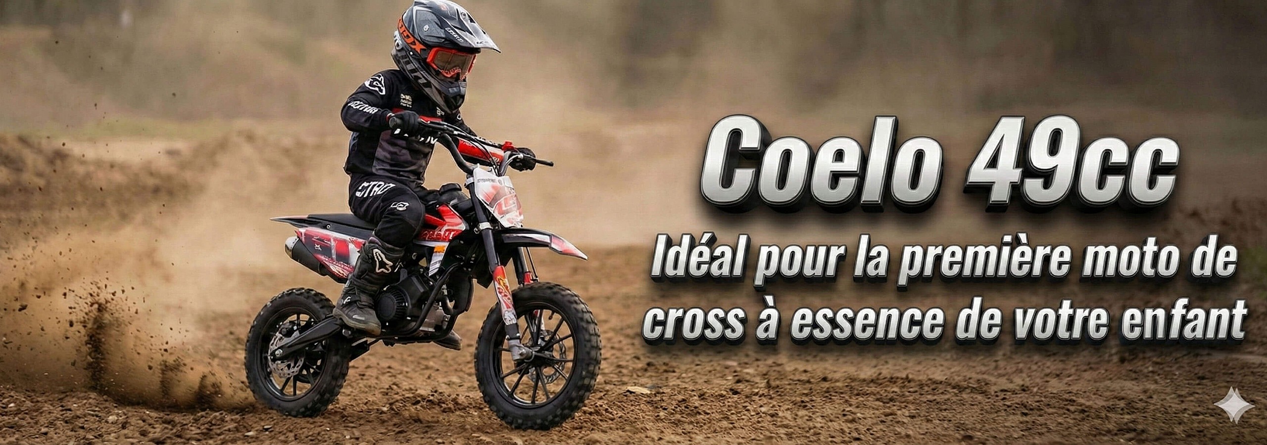 Baner Coelo Deluxe 50cc Mini Moto Cross