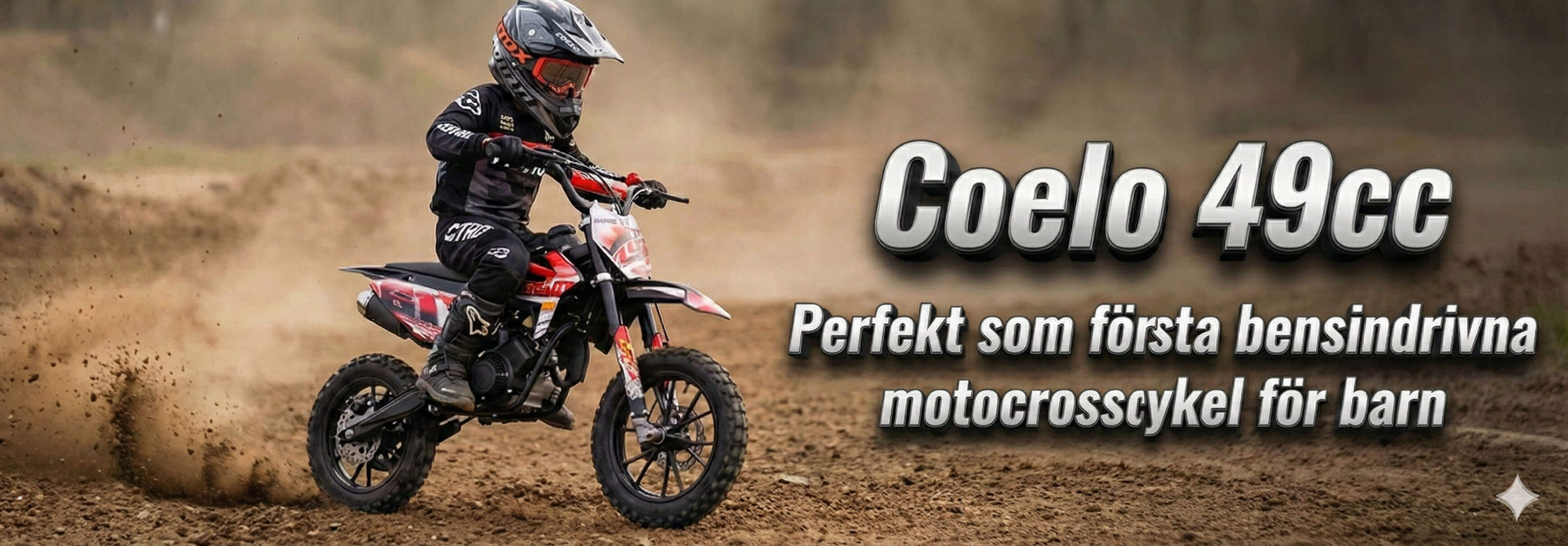 Baner Coelo Deluxe 50cc Mini Dirt Bike