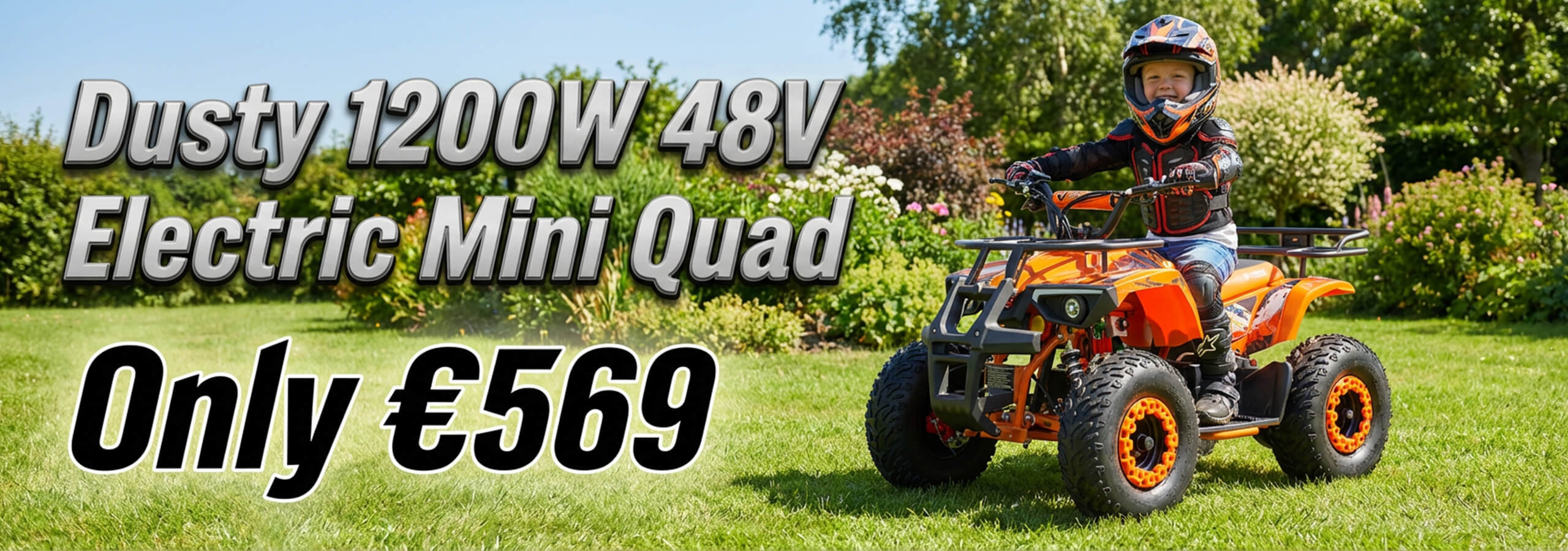 Baner Dusty 1200W 48V Electric Quad Bike