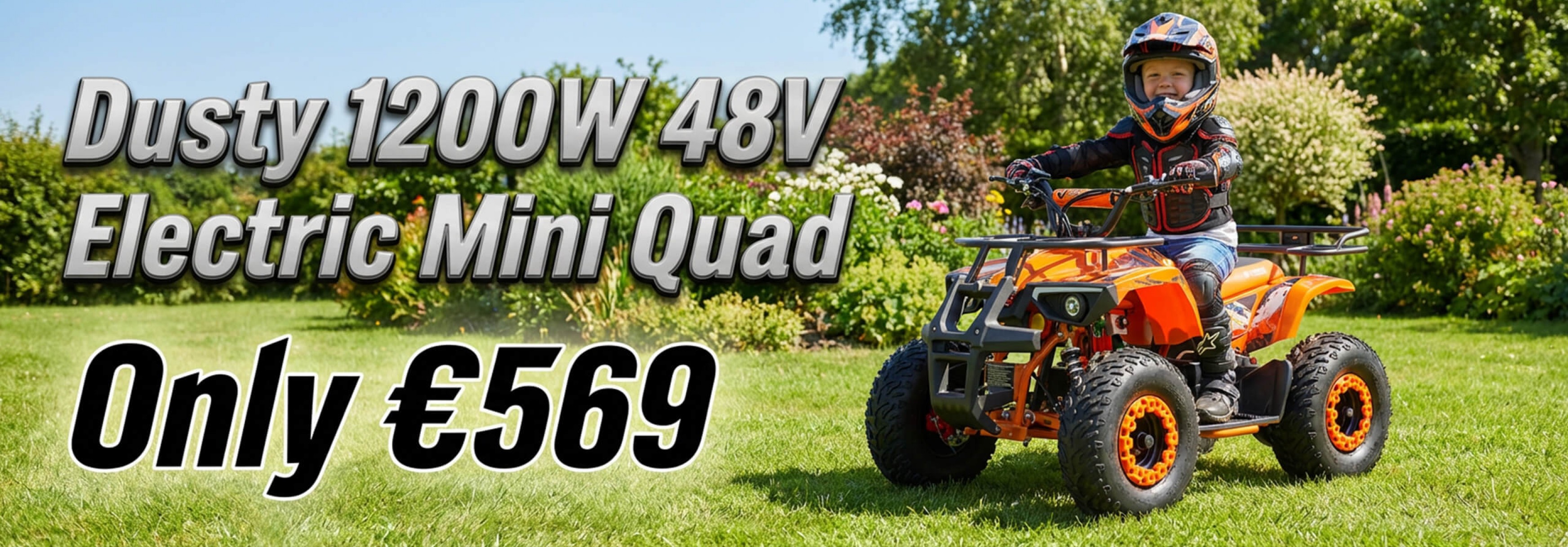 Baner Dusty 1200W 48V Electric Quad Bike
