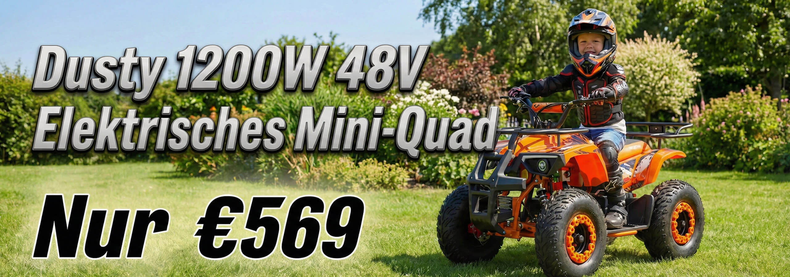 Baner 1200W 48V Elektro Quad Bike