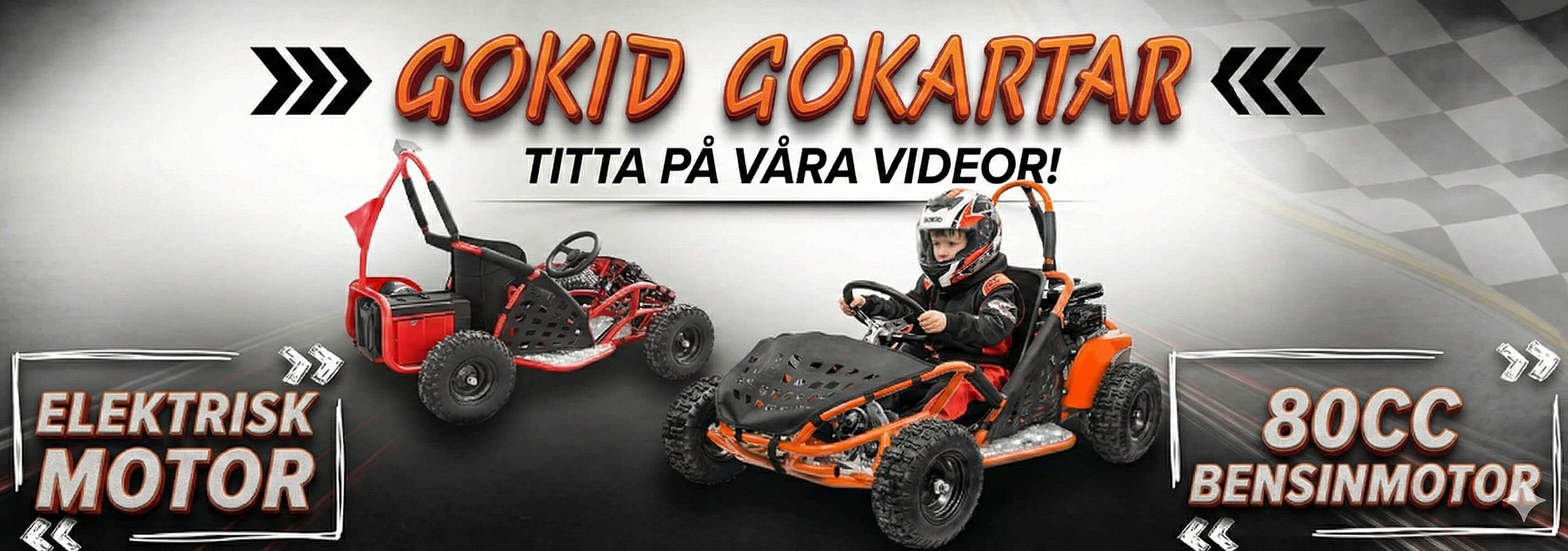 Baner Gokid Gokarts