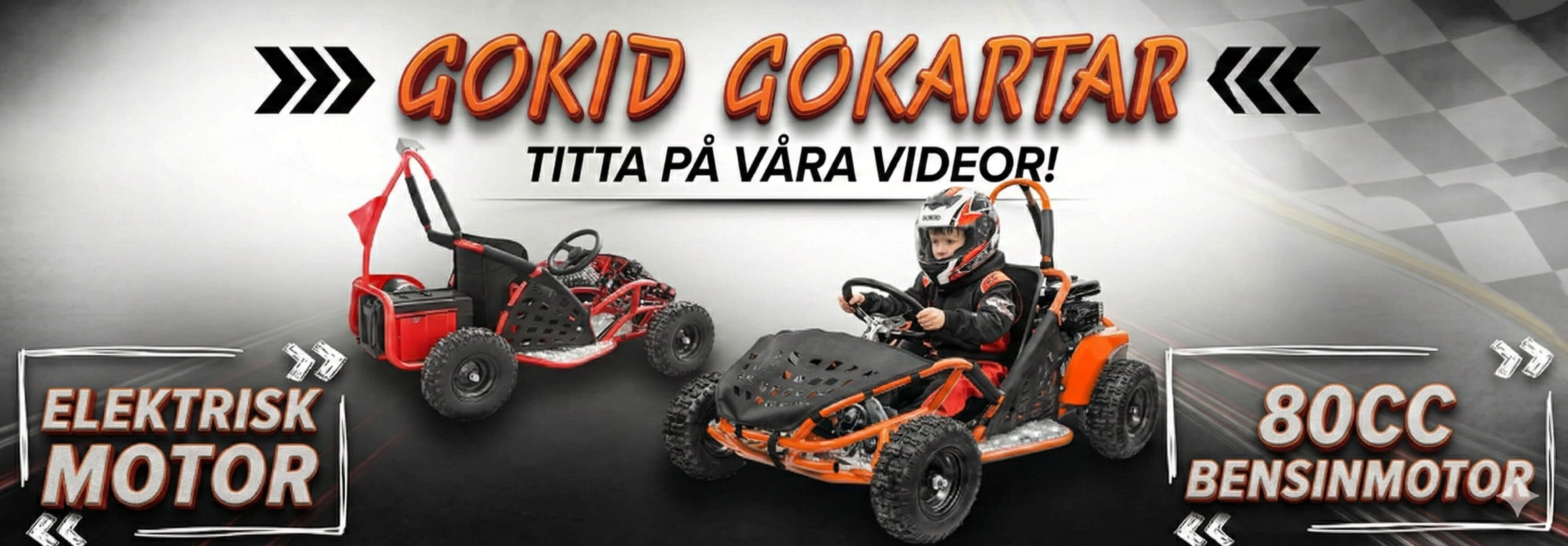 Baner Gokid Gokarts