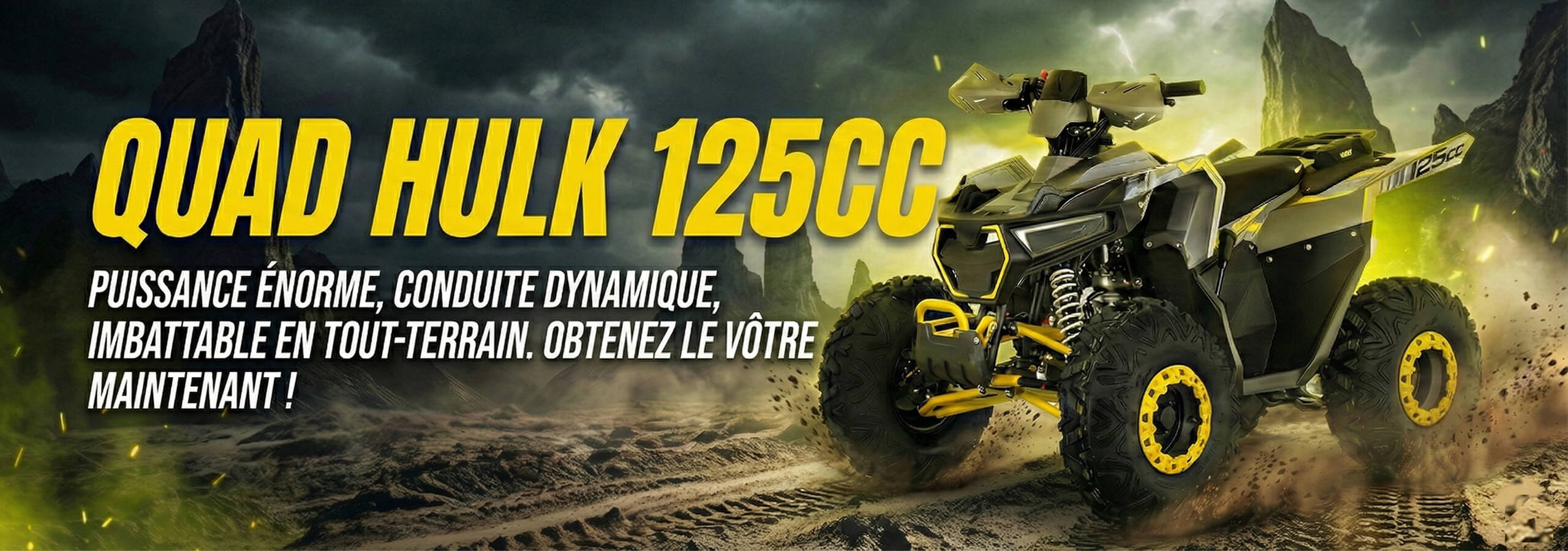 Baner Hulk 125 Quad