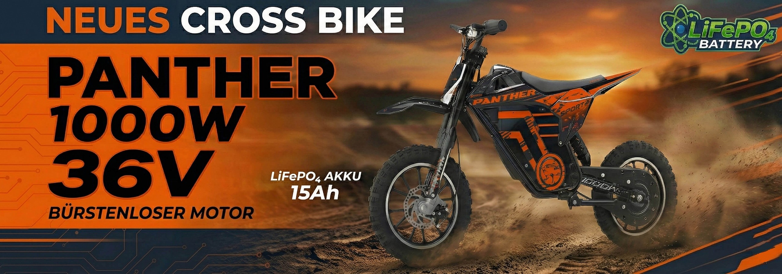 Panther 1000W 36V baner