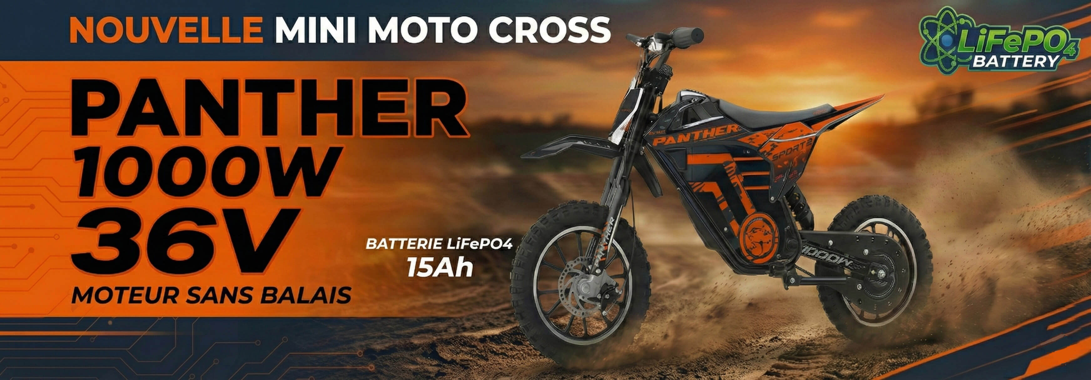 Panther 1000W 36V baner
