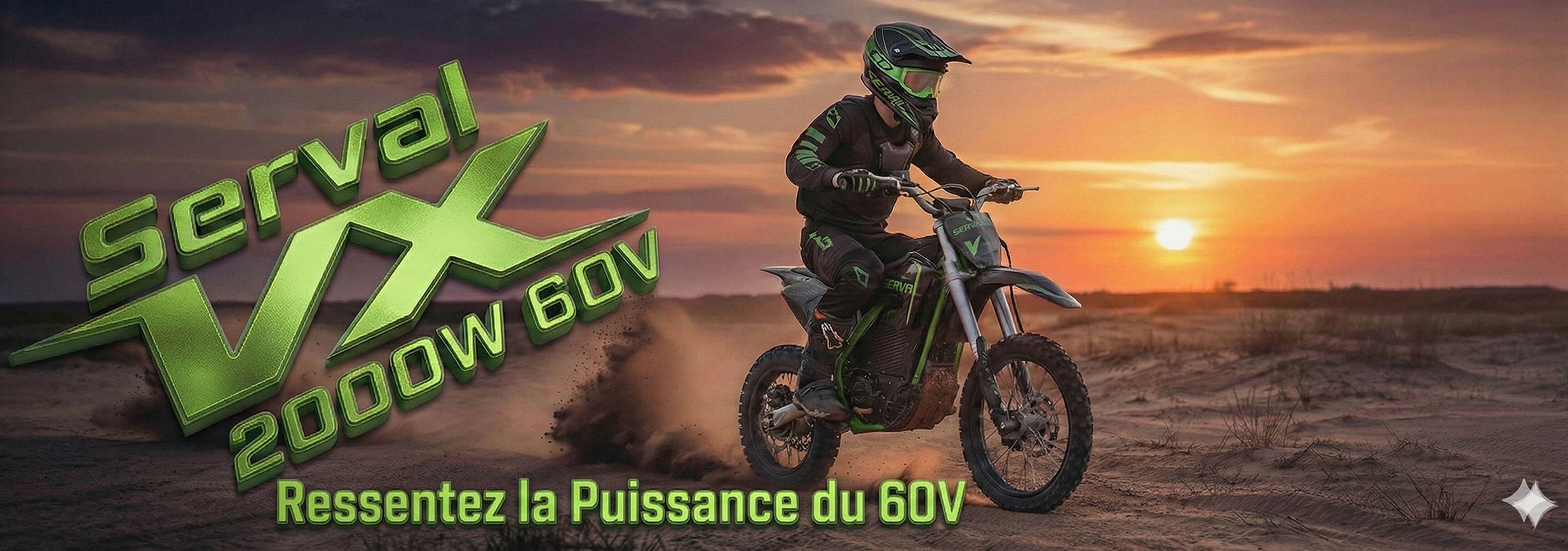 Baner Serval VX 2000W 60V Dirt Bike
