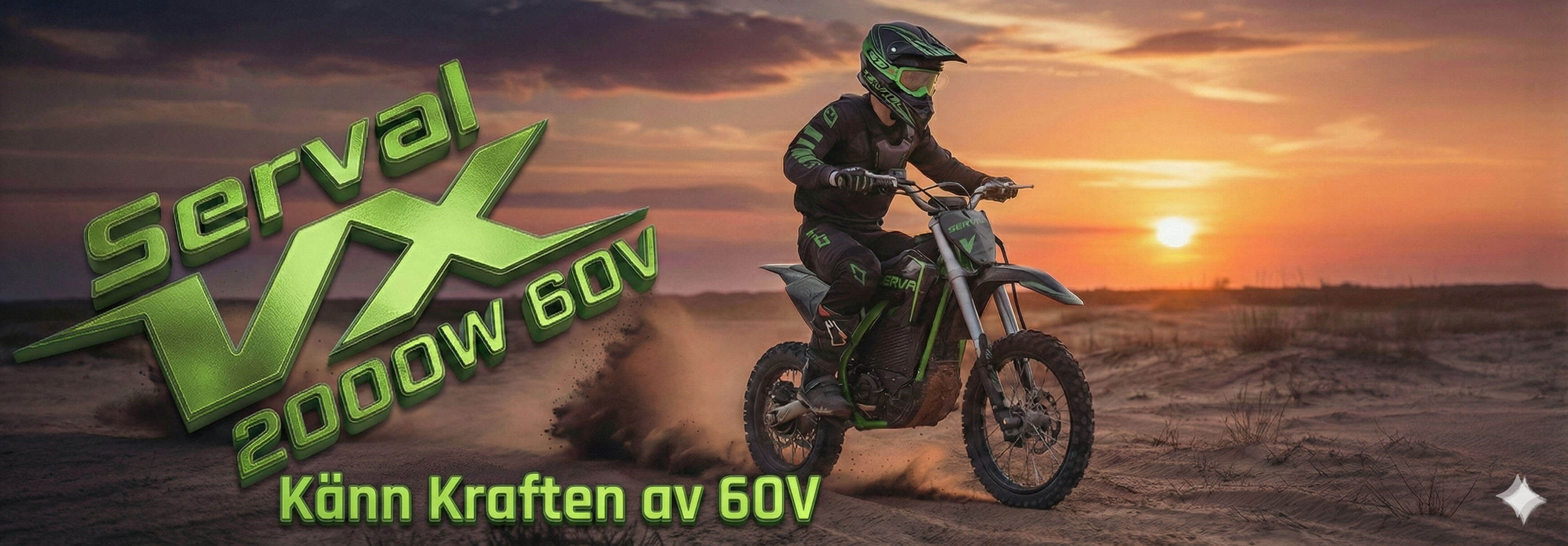 Baner Serval VX 2000W 60V Dirt Bike