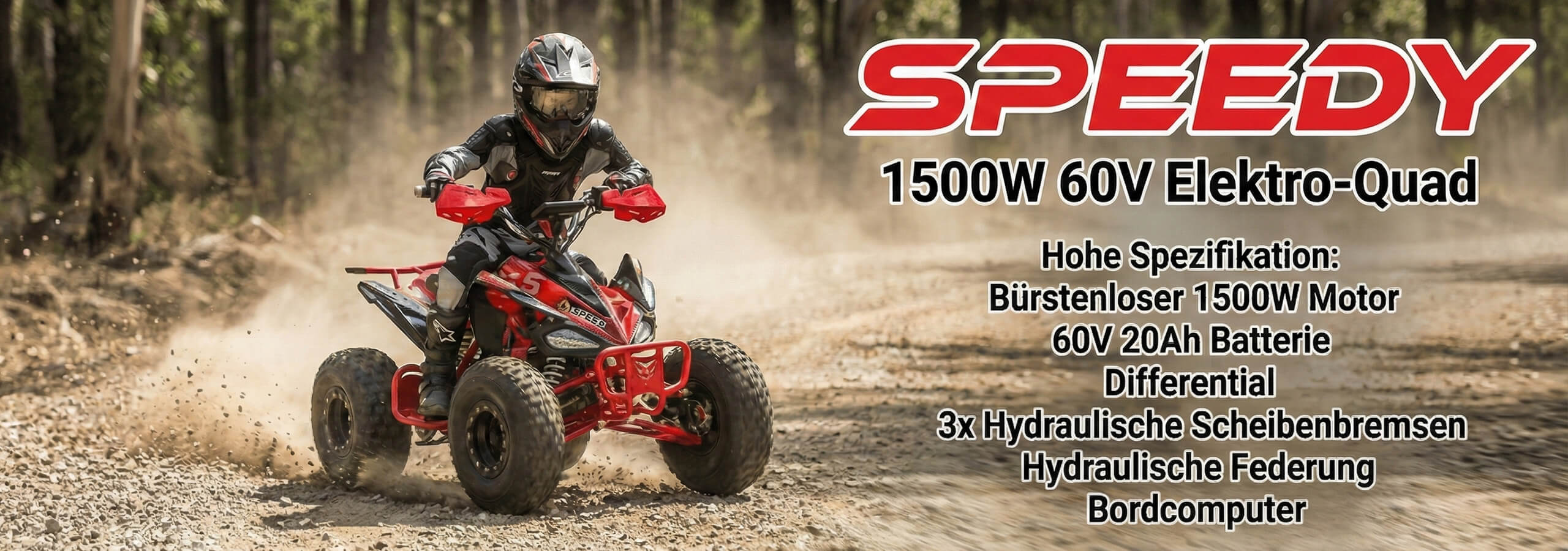 Baner Speedy 1500W 60V Elektro Quad Bike