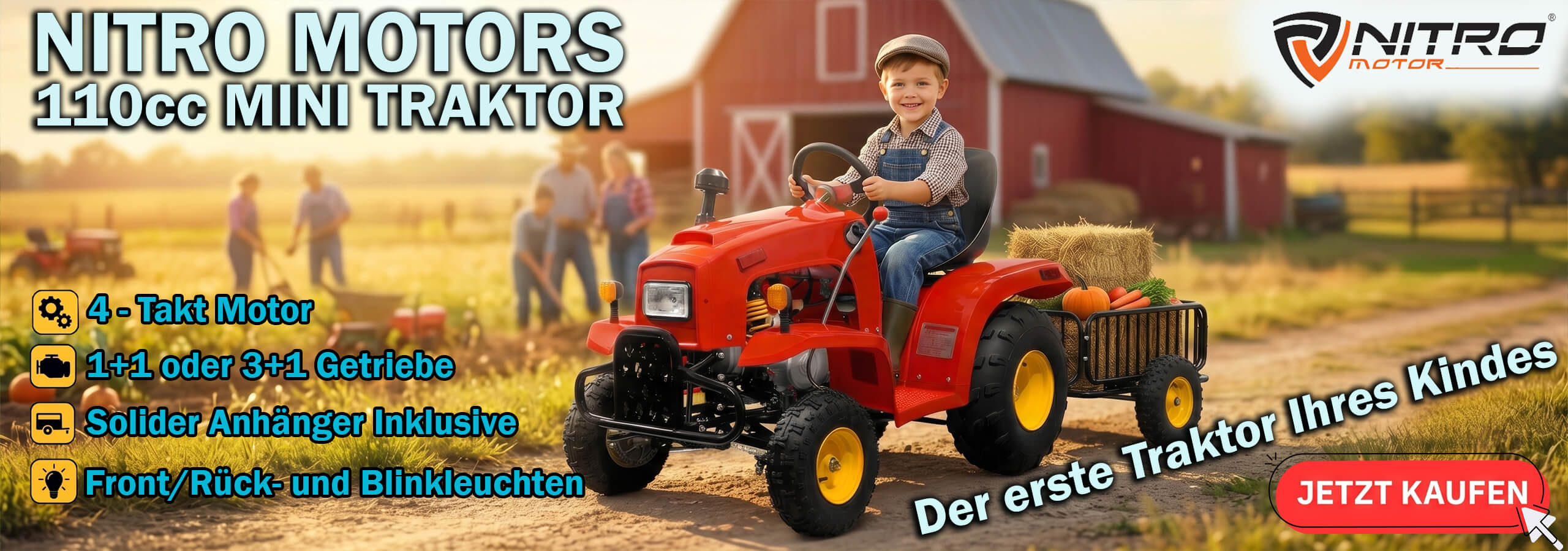 Banner Nitro Motors Kindertraktor 110
