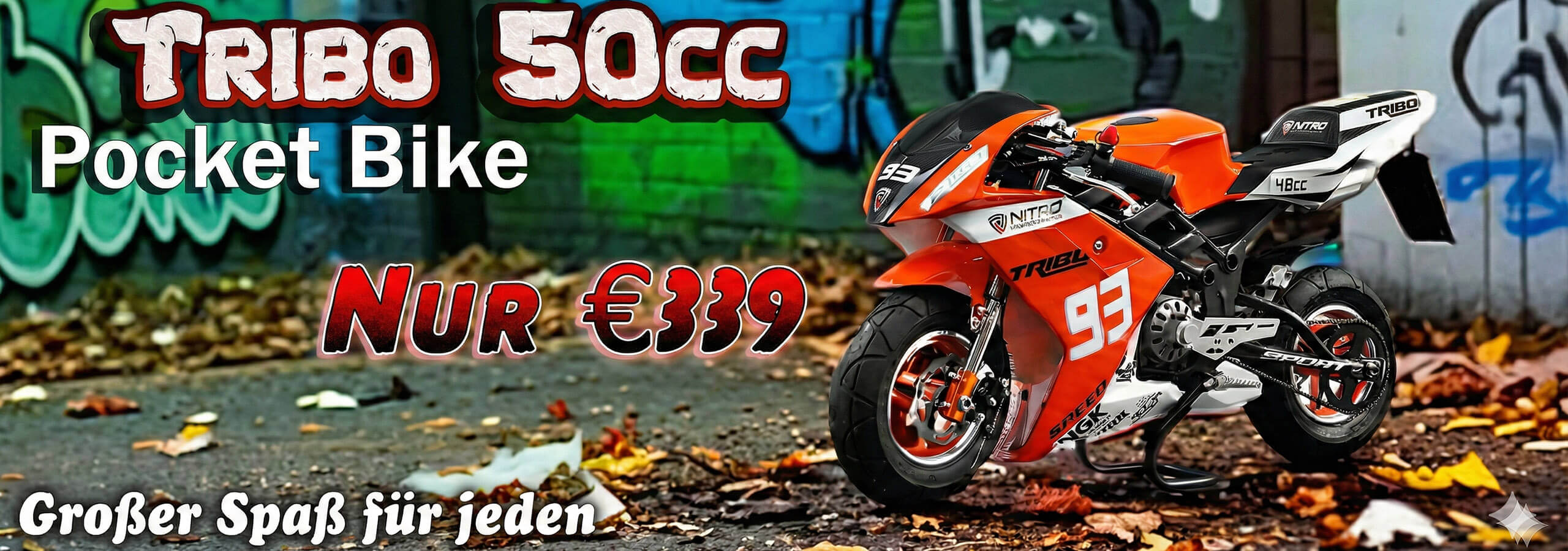 Baner Tribo 50cc Pocket Bike
