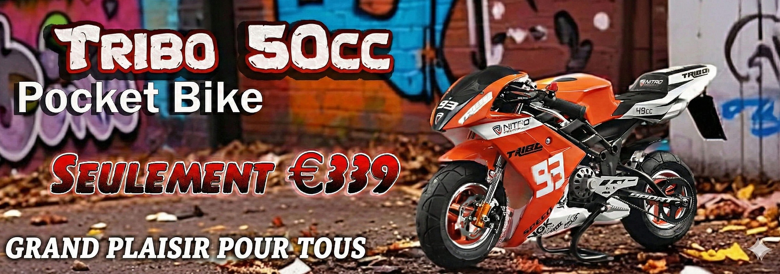 Baner Tribo 50cc Pocket Bike