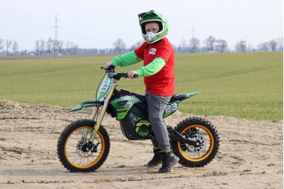Tiger 1500W 48V Elektro Cross Bike Kinder Motorrad Neodym-Magnetmotor Lithium-Ionen von Nitro Motors, Mini Bikes Store