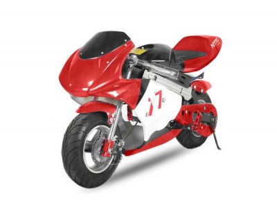 Nitro Motors 1103211-R Pocket bike PS77 49cc : COLOR - Rojo - ✔️Ferreteria