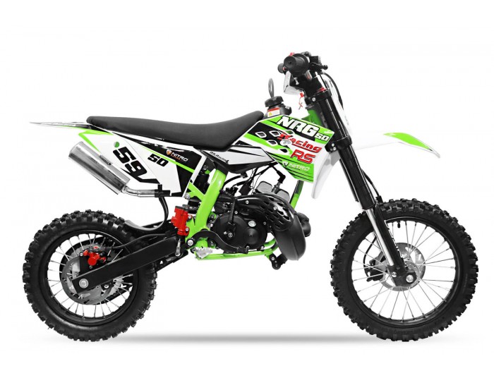 NRG50 RS 50cc Dirt Bike Motorbike Motocross 9HP KTM Replica 14/12" Kick Start