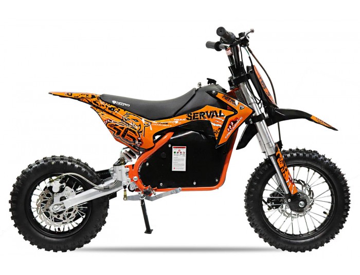 Serval Prime 1200W 48V Electric Dirt Bike Kids Motorbike Brushless Lithium Ion Battery