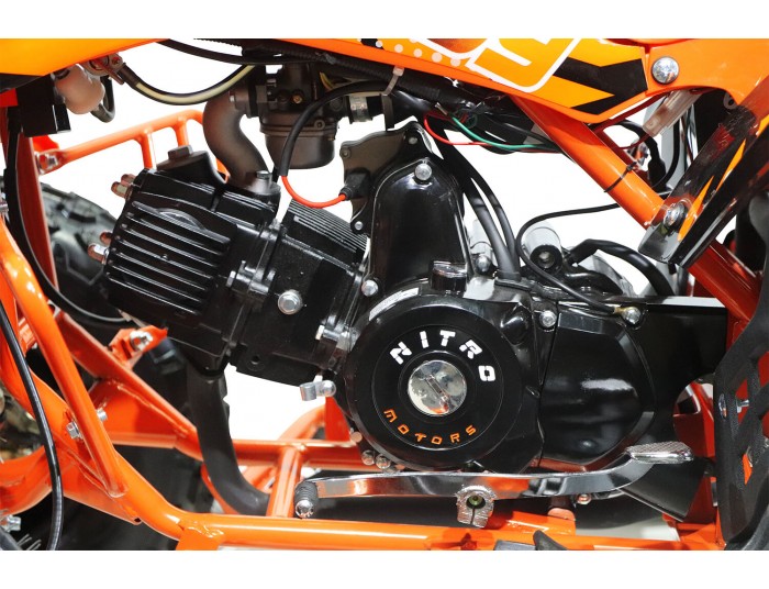 Speedy RG8 S 125 Spalinowy Midi Quad Pół-Automatyczny, Silnik 4-suwowy, Elektryczny Zapłon, Nitro Motors