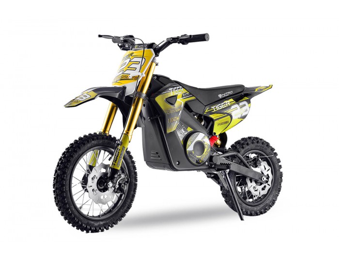 Tiger 1100W 36V 13Ah Electric Dirt Bike Kids Motorbike 1000w Neodymium Magnet Motor Lithium-Ion Battery