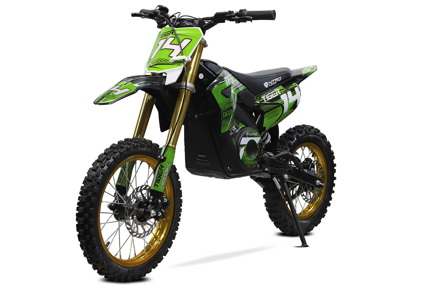 Electric Dirt Bikes : Tiger 1300W 48V LI-ION Electric Dirt ...
